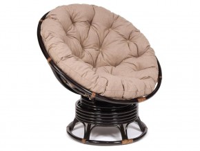 Кресло-качалка Papasan w 23/01 B с подушкой Antique brown, экошерсть Коричневый в Верхнем Уфалее - verhnij-ufalej.магазин96.com | фото