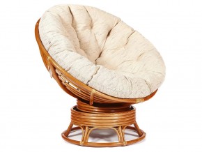 Кресло-качалка Papasan w 23/01 B с подушкой Cognac, ткань Старт в Верхнем Уфалее - verhnij-ufalej.магазин96.com | фото