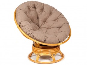 Кресло-качалка Papasan w 23/01 B с подушкой Honey, экошерсть Коричневый в Верхнем Уфалее - verhnij-ufalej.магазин96.com | фото