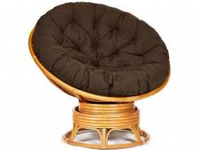 Кресло-качалка Papasan w 23/01 B с подушкой Honey, ткань Коричневый в Верхнем Уфалее - verhnij-ufalej.магазин96.com | фото