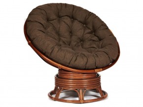 Кресло-качалка Papasan w 23/01 B с подушкой Pecan, ткань Коричневый в Верхнем Уфалее - verhnij-ufalej.магазин96.com | фото