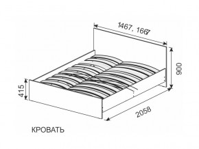 Кровать 1600х2000 ортопедическое основание в Верхнем Уфалее - verhnij-ufalej.магазин96.com | фото