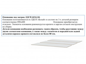 Основание из ЛДСП 0,9х2,0м в Верхнем Уфалее - verhnij-ufalej.магазин96.com | фото