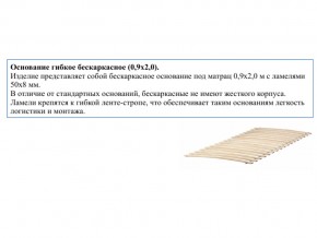 Основание кроватное бескаркасное 0,9х2,0м в Верхнем Уфалее - verhnij-ufalej.магазин96.com | фото