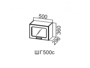 ШГ500с/360 Шкаф навесной 500/360 (горизонт. со стеклом) в Верхнем Уфалее - verhnij-ufalej.магазин96.com | фото