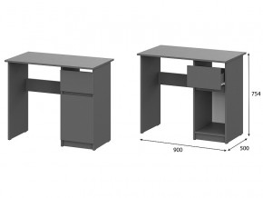 Стол письменный 900 Денвер Графит серый в Верхнем Уфалее - verhnij-ufalej.магазин96.com | фото